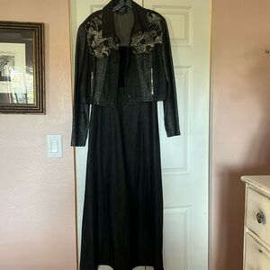 90’s denim dress with jacket